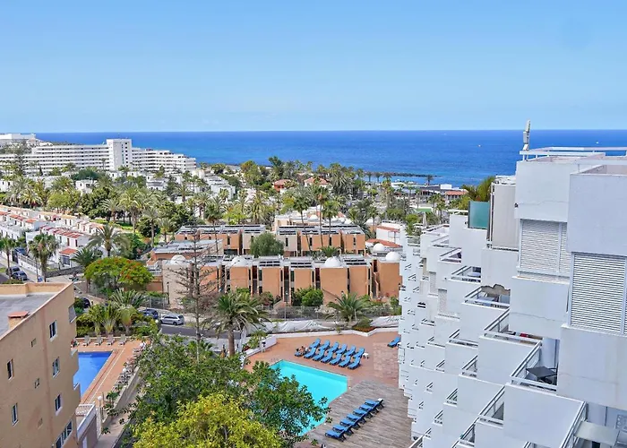 Modern With A Sea View And Pool Access Ponderosa 801 Apartman Playa de las Américas